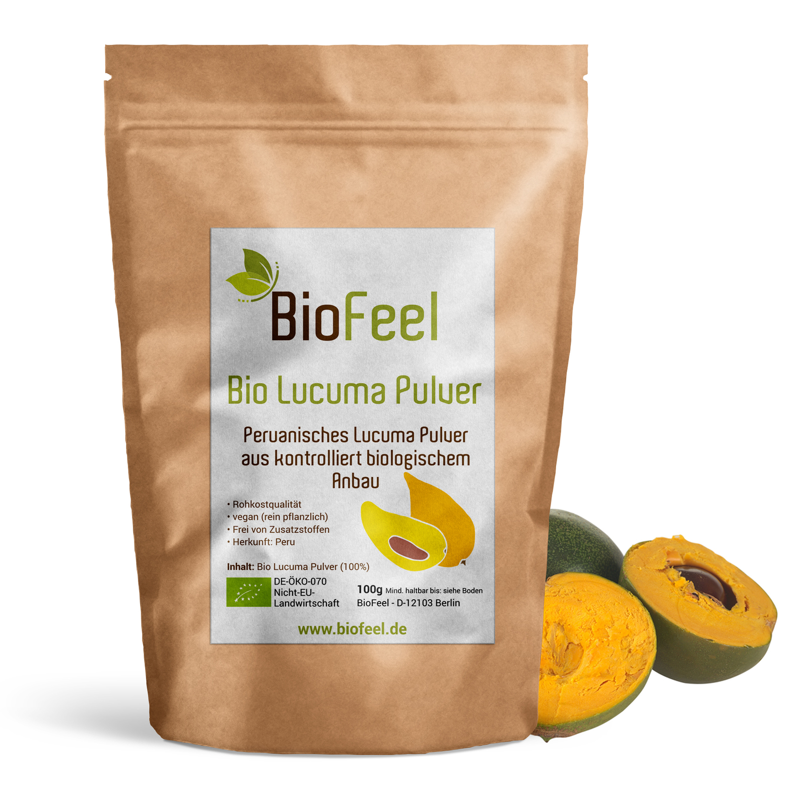 BioFeel - Bio Lucuma Pulver, 100g