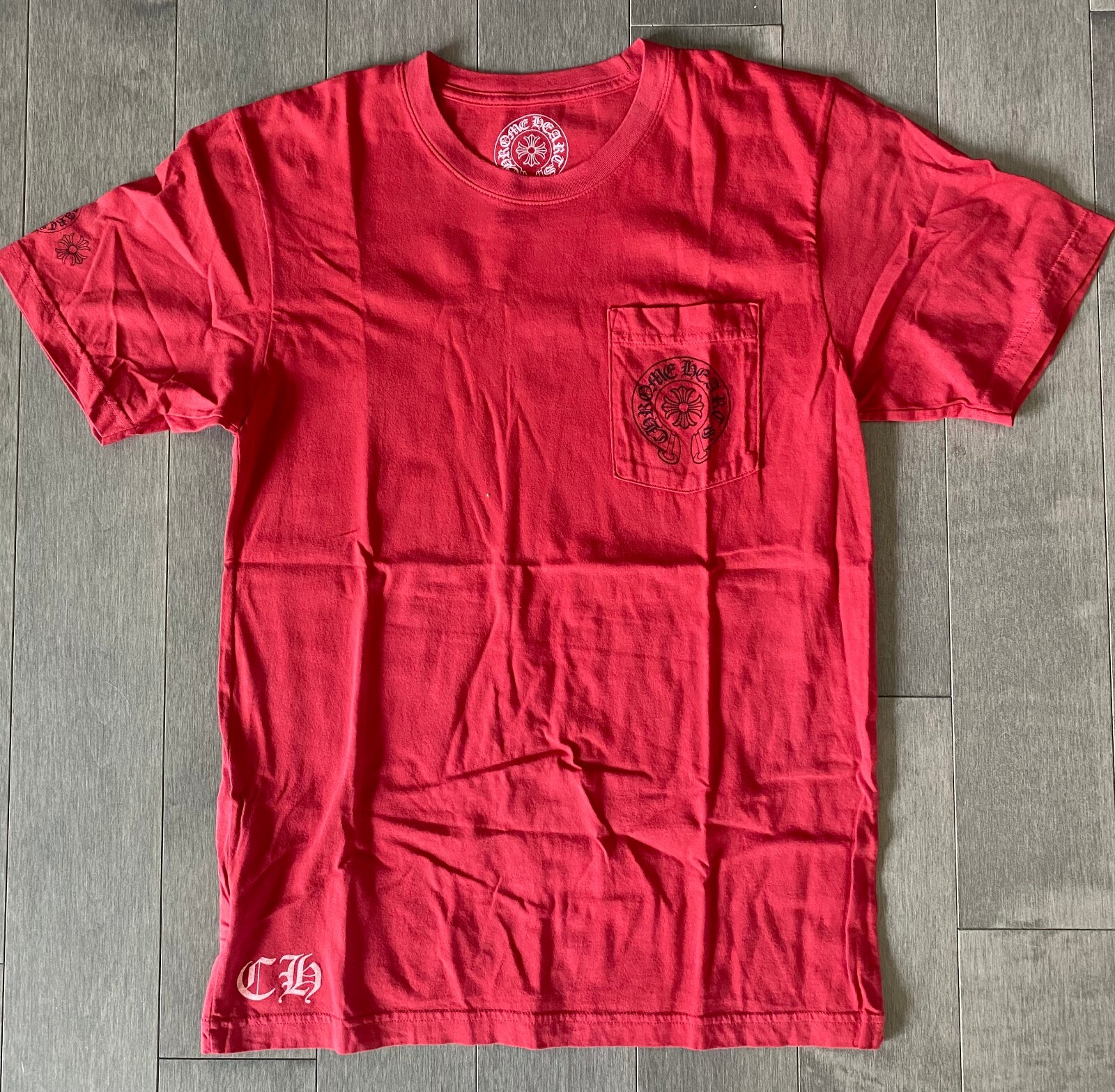 Pre-owned Chrome Hearts Miami Exclusive Formula 1 Tee Red Size Medium ?✅