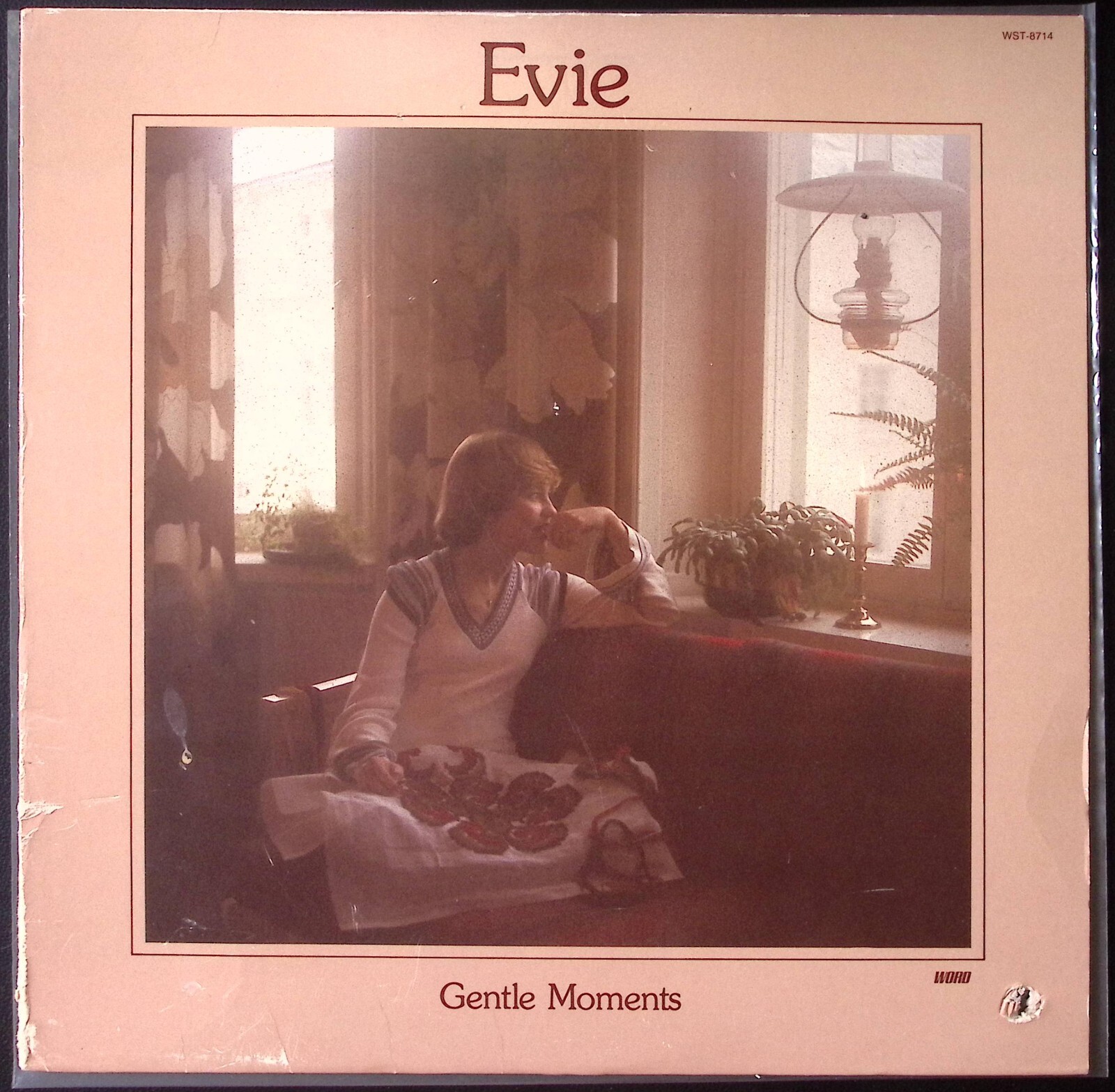 EVIE GENTLE MOMENTS WORD RECORDS GOSPEL CHRISTIAN VINYL LP
