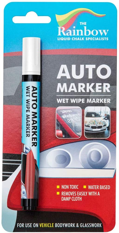For Glass Washable Car Window Paint Pen- Dry Erase Liquid Chalk