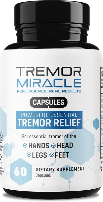 Real Science Nutrition Tremor Miracle 60 Capsules Herbal Essen...