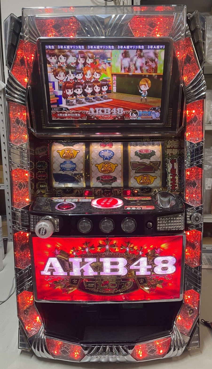 AKB48 パチスロ機 PACHISLO Pachislot AKB48 First generation Kyoraku Unit 5 Japanese