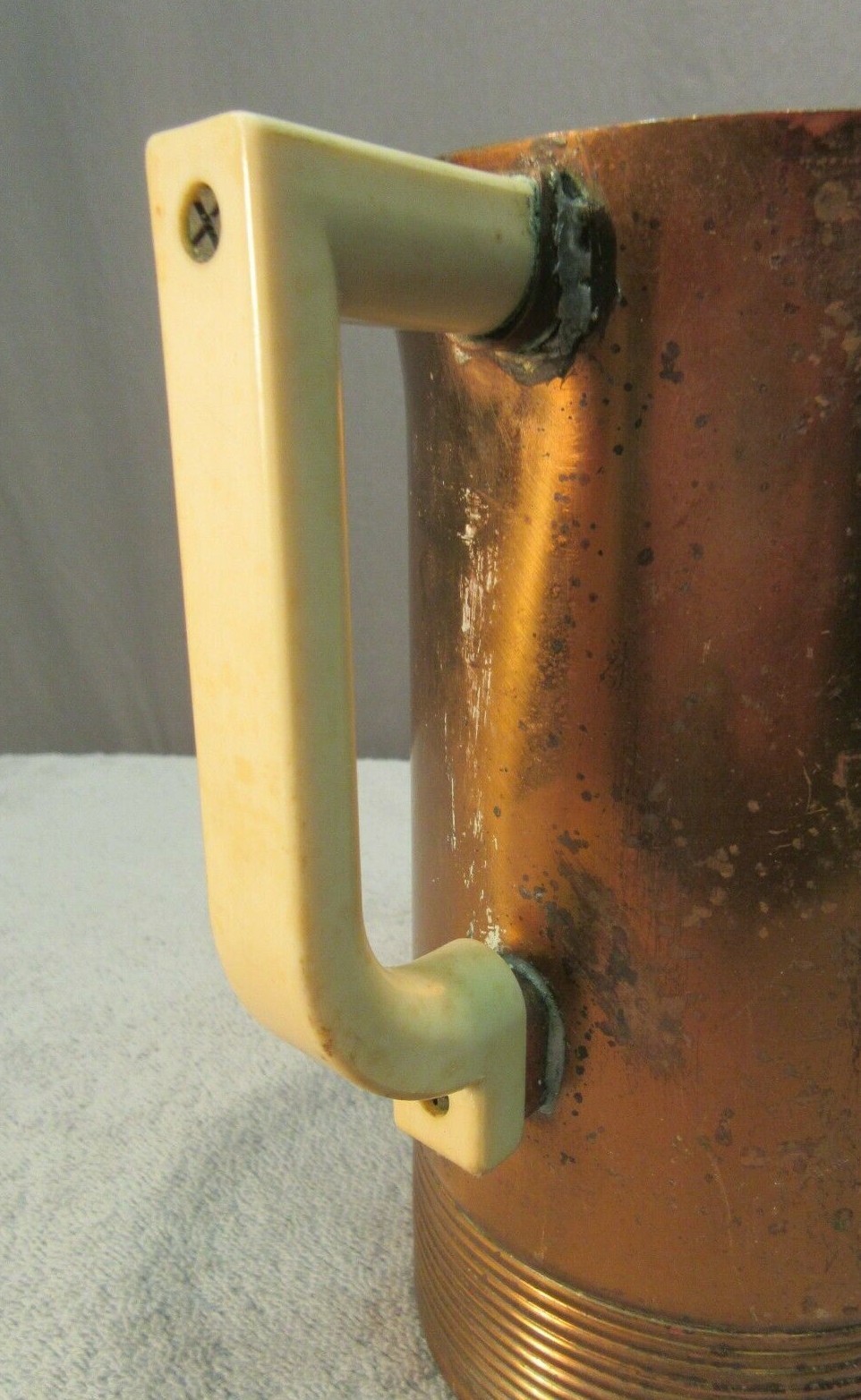 Vintage Chase Copper Pitcher - (art deco brass)