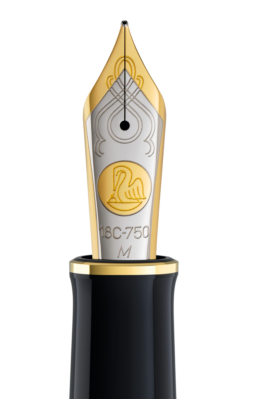 Pelikan Nib for M1000 M1005 Raden Maki-e - 18C 750 gold two Pelikan Nib for M1000 M1005 Raden Maki-e - 18C 750 gold two