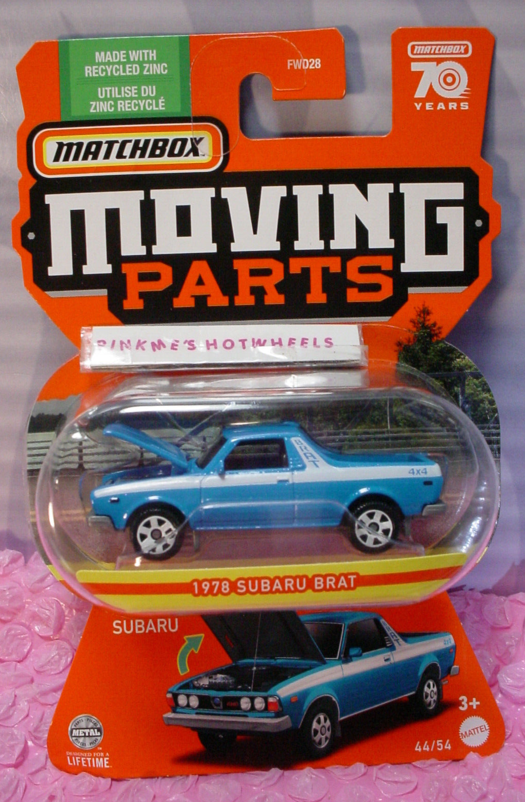 2023 Matchbox 1978 SUBARU BRAT #44/54☆Blue;white 6sp