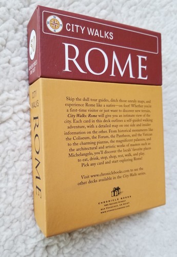 Rome City Walks  50 Adventures on Foot shown on Card set