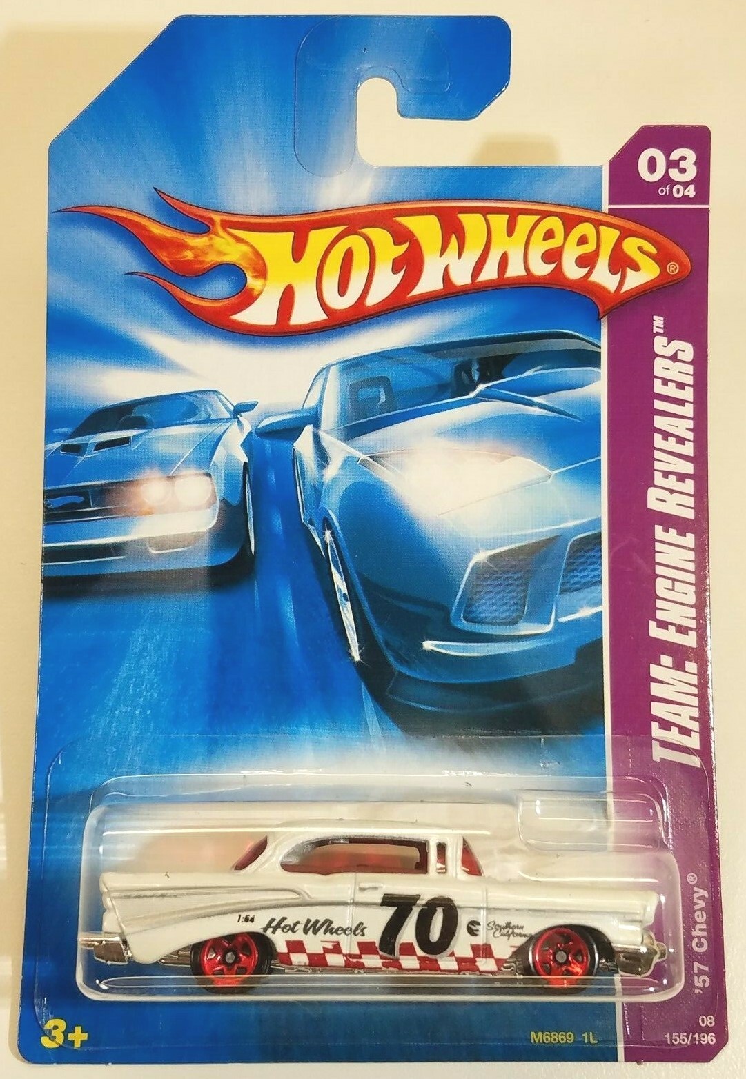 d Hot Wheels 1950 MERCWOODIE 57CHEVY その他 2008 Hot Wheels #155 Team: Engine Revealers 3/4 '57 CHEVY
