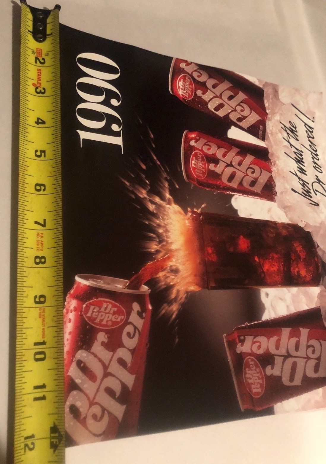 Vintage 1990 Dr. Pepper Advertising Wall Calendar *NEW Old Stock*