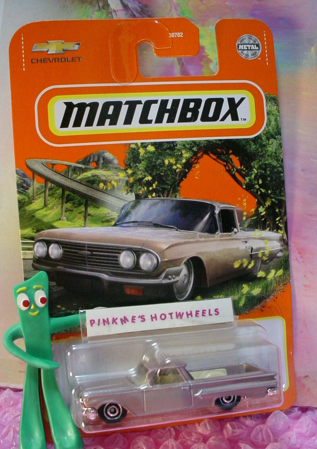 2022 Matchbox 1960 CHEVY EL CAMINO #33 ☆metallic light pink