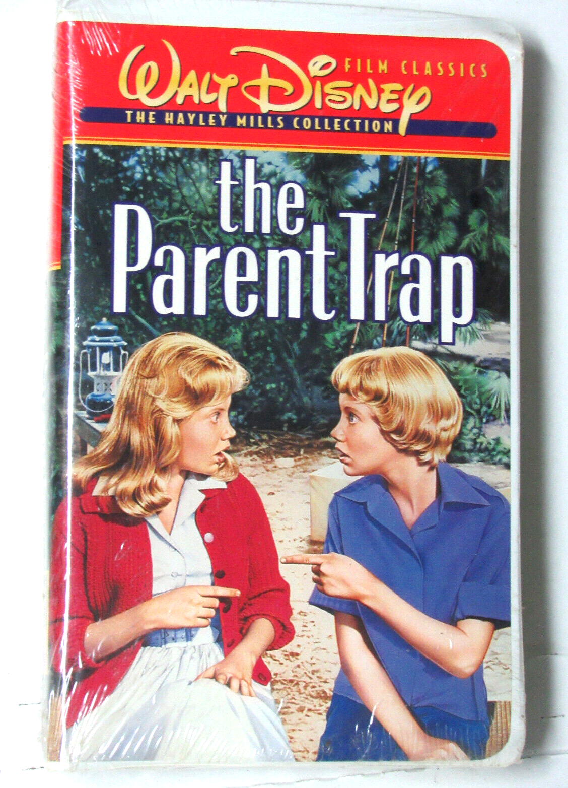 THE PARENT TRAP (VHS 1961) WALT DISNEY, HAYLEY MILLS, NEW & SEALED *TORN SHRINK*