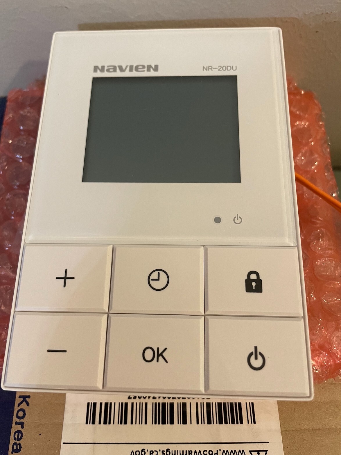 Navien Remote Control Unit 30009757A