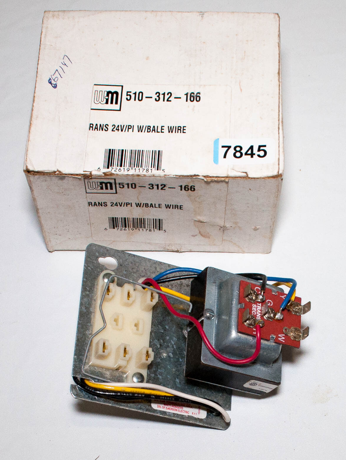 Weil McLain 510-312-166 Fan Control Transformer White Weil McLain 510-312-166 Fan Control Transformer White