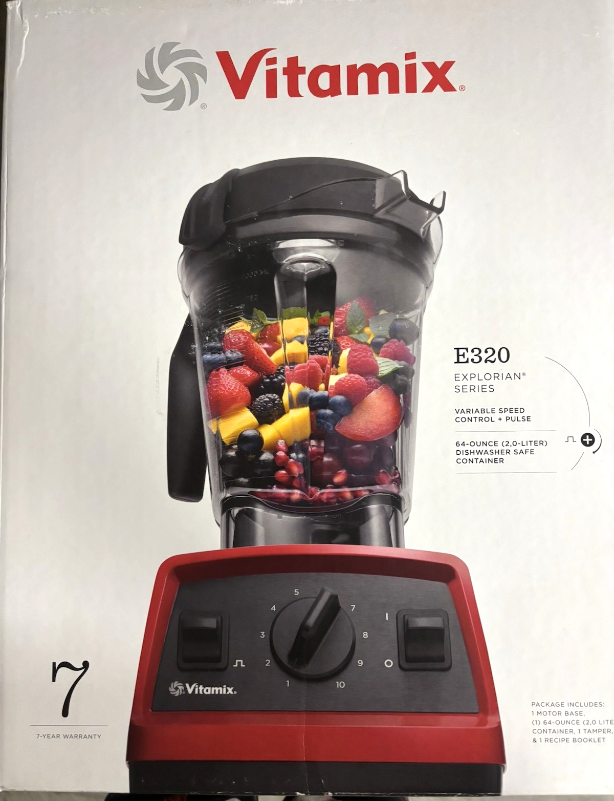 Vitamix E320 Explorian Series Blender Red FACTORY SEALED BOX