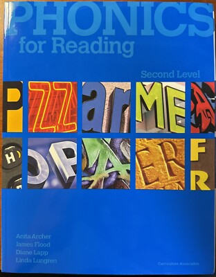 PHONICS FOR READING SECOND LEVEL By Curriculum Associates NEW!