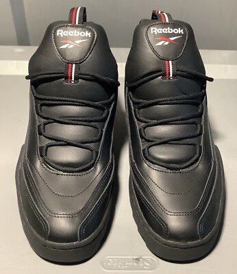 Reebok Rivyx Ripple   Unisex Size 12 US Black Classic Leather Sneakers (DV6620)