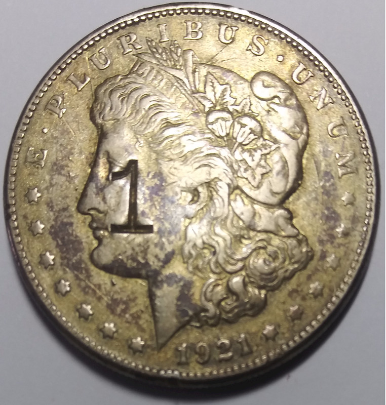 1921 e pluribus unum silver dollar Coin