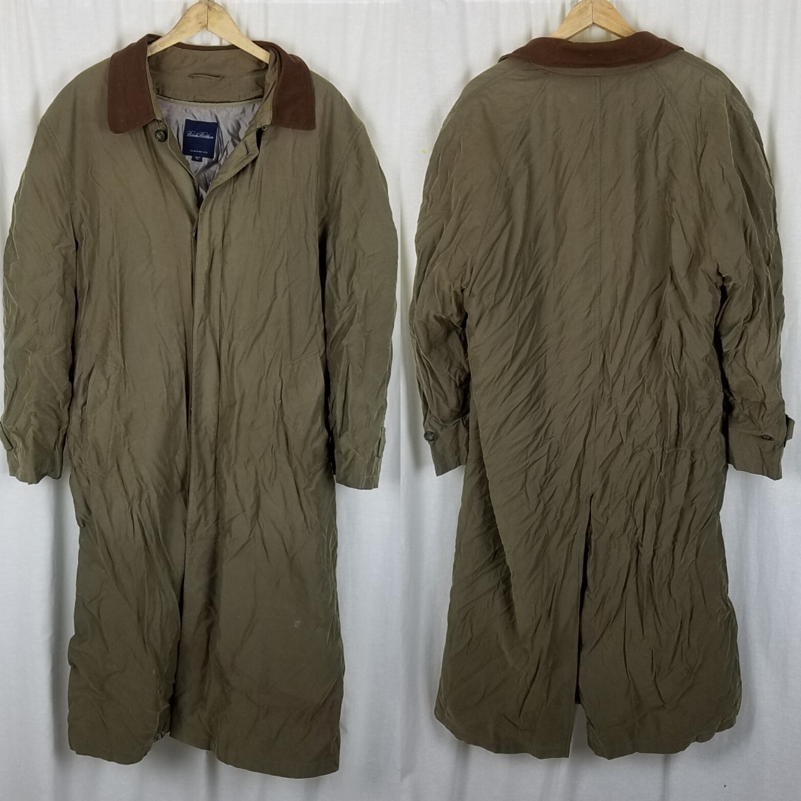 1980s BROOKS BROTHERS DUFFLE COAT　イギリス製 英国製/ブルックスブラザーズ/ダッフルコート/紺系/ビッグ