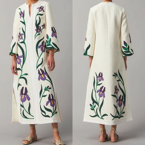 ☆要在庫確認☆ Tory Burch Grey Kaftan With Contrasting trim lmd04079-1.jpg?resize=684,1024