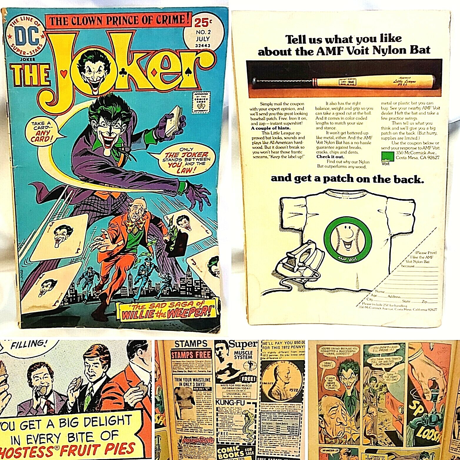 DC THE JOKER THE CLOWN PRINCE OF CRIME THE WILLIE THE WEEPER