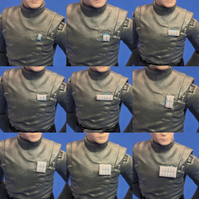 Custom TVC TBS Imperial Rank Insigna Plates 3d printed