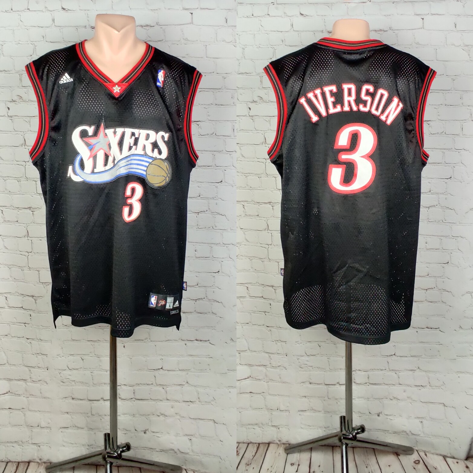Allen Iverson #3 Philadelphia Sixers basketball Jersey Allen Iverson #3 Philadelphia Sixers basketball Jersey