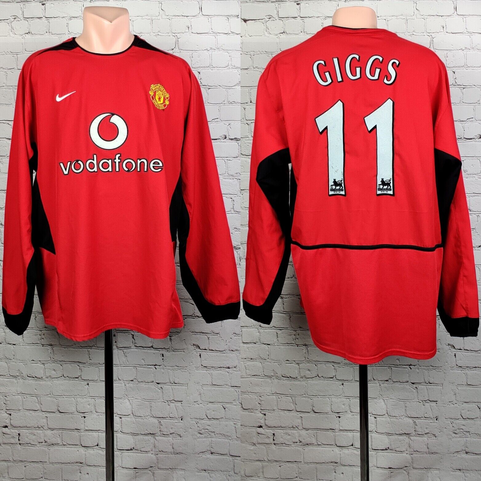 Football shirt soccer FC Manchester United Home 2002/2003 Football shirt soccer FC Manchester United Home 2002/2003