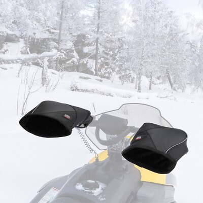 2pcs Snowmobiles Handlebar Gauntlets Gloves Muffs for Polaris Skidoo Motorcycle