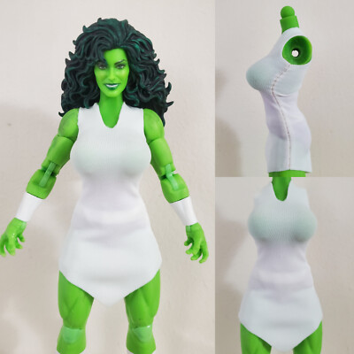 Fluroescent Jen - Softgoods Nightgown She-Hulk  Marvel Legends Custom Figure