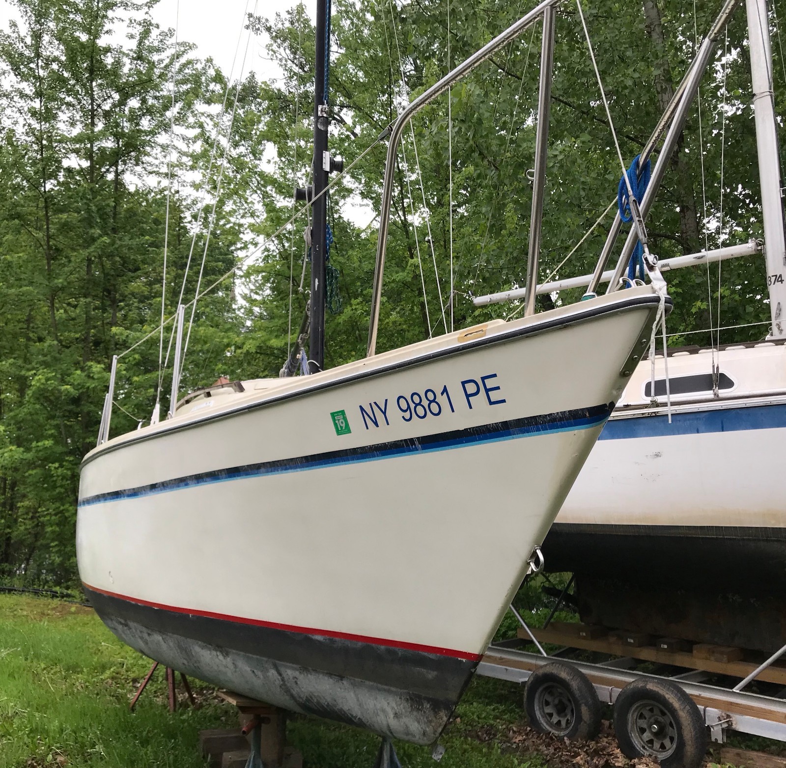 1981 US Yacht US25 25' Sailboat - New York