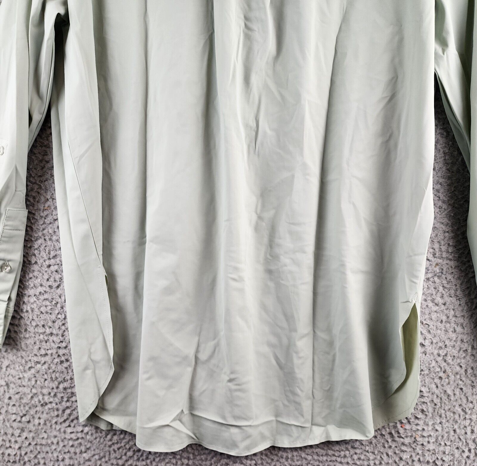 Citizens of Humanity Kayla Shrunken Collared Shirt Women's XS Nova Pocket Button - Picture 14 of 15