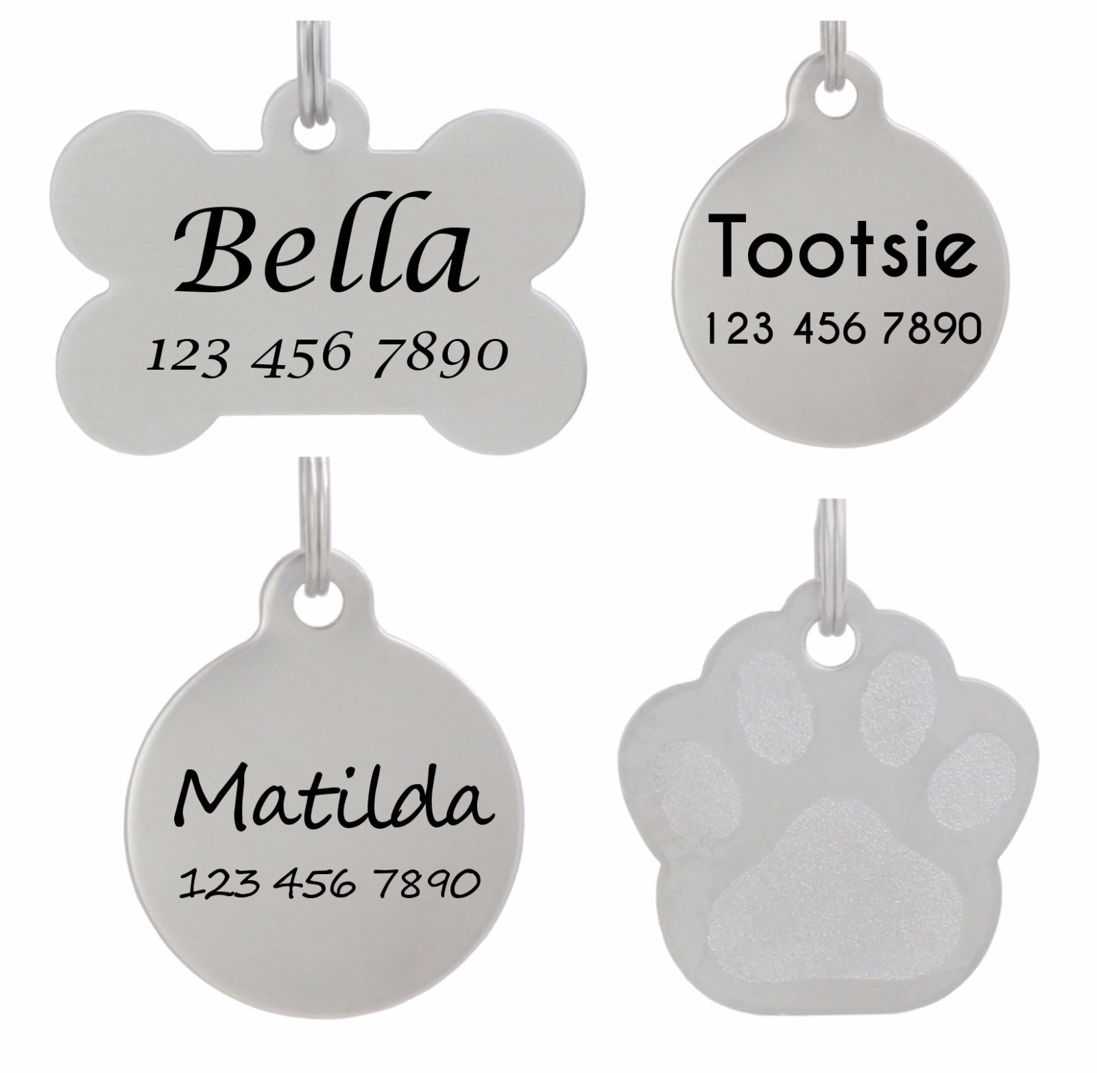 stainless steel dog id tags