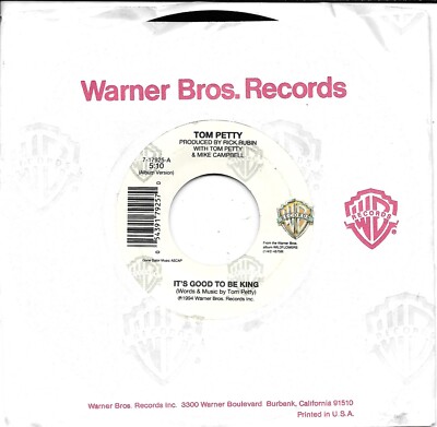 TOM PETTY It's Good To Be King /Cabin Down Below (acoustic version) 45 from 1994