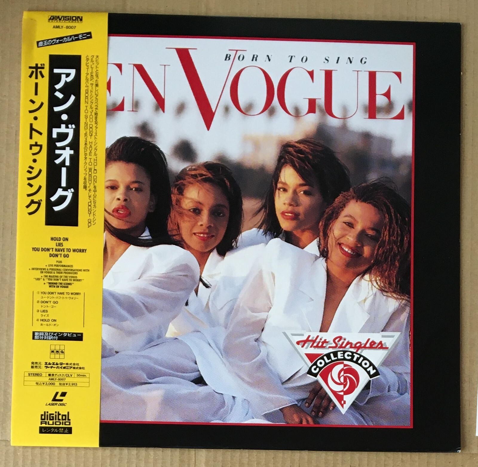 Japan Laserdisc En Vogue Born To Sing Hits Singles