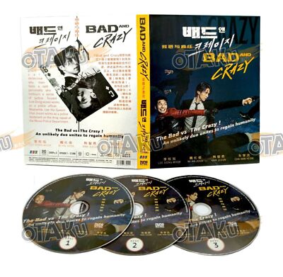 BAD AND CRAZY - COMPLETE KOREAN TV SERIES DVD BOX SET (1-12 EPS) SHIP FROM US