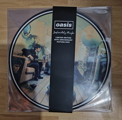 OASIS DEFINITELY MAYBE PICTURE DISC DOUBLE VINYL (25th Anniversary Edition)