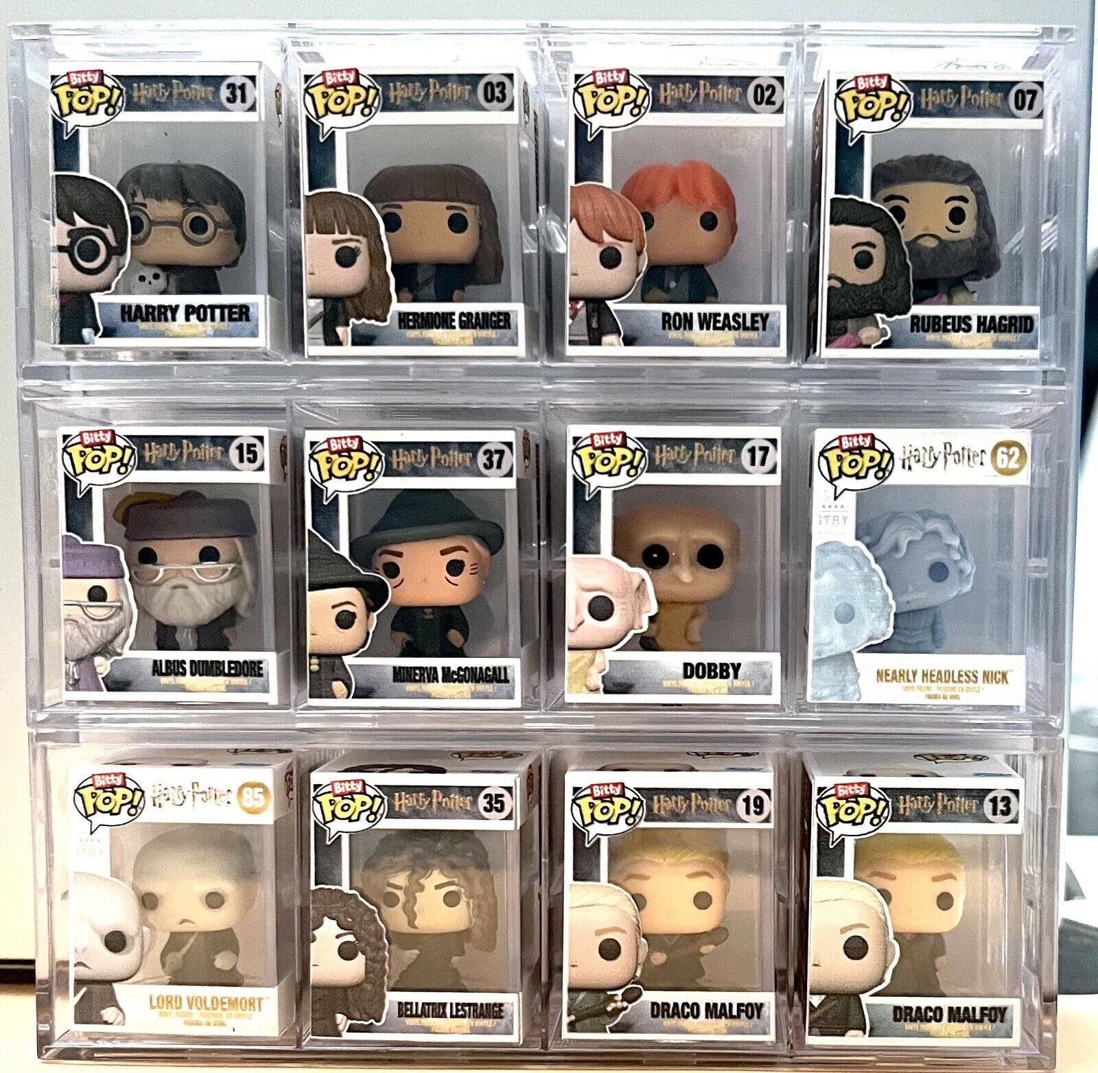 Funko BITTY Pop - Harry Potter - FULL SET OF 12 COMMONS Funko BITTY Pop - Harry Potter - FULL SET OF 12 COMMONS