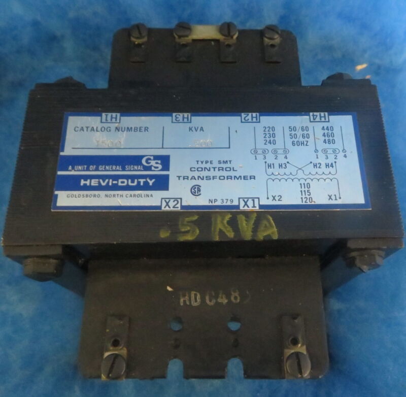 General Signal T500 Type SMT .500 KVA Control Transformer + 1 Year Warranty