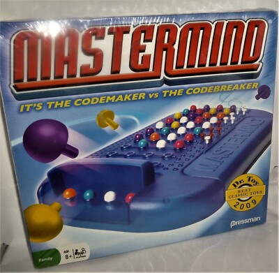 New Mastermind Game The Codemaker vs The Codebreaker by Pressman 2009 Hasbro 