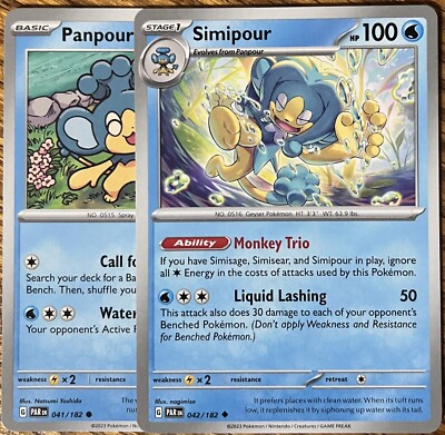 Panpour 41/182, Simipour 42/182 - Evo Line - Paradox Rift - Read Desc.
