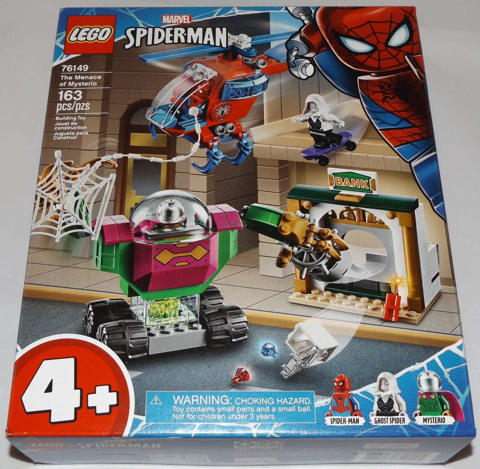 LEGO 76149 The Menace of Mysterio Spider-Man Ghost Spider 4+
