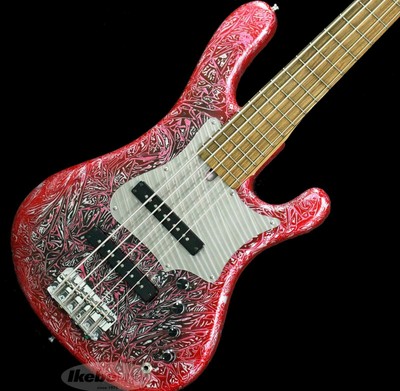 1x E-Gitarren Bass Sandberg P J Chrom Linkshänder Tuner Right Side