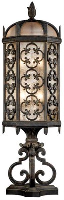 Pier Mount Light Lantern COSTA DEL SOL 3-Light Medium Marbella Iridescent