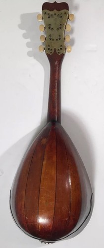 ANTIQUE LATE 1800’s JOSEPH BOHMANN ROUND TATER BACK MANDOLIN