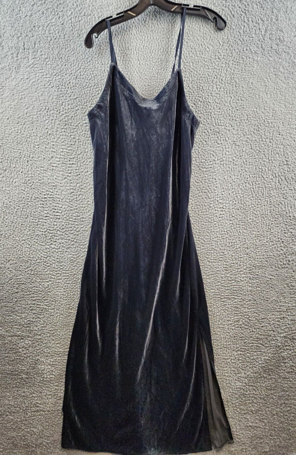 Splendid Velvet Breeze Dress Women's XS Lead Sleeveless Slit Back Tie Closure - Picture 2 of 13