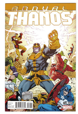 Marvel Comics Thanos Annual #1 Variant Cover (2014) Ron Lim Avengers Drax