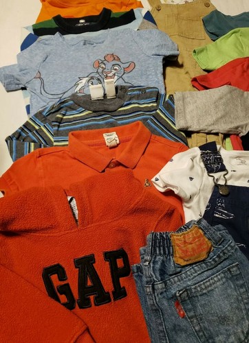 Boy Size 18-24 Month Lot Gap, Levi's, Carter's, Oshkosh 14 Pieces