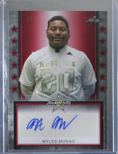2020 Leaf Metal U.S. Army All-American Bowl Myles Murao #ATA-MM4
