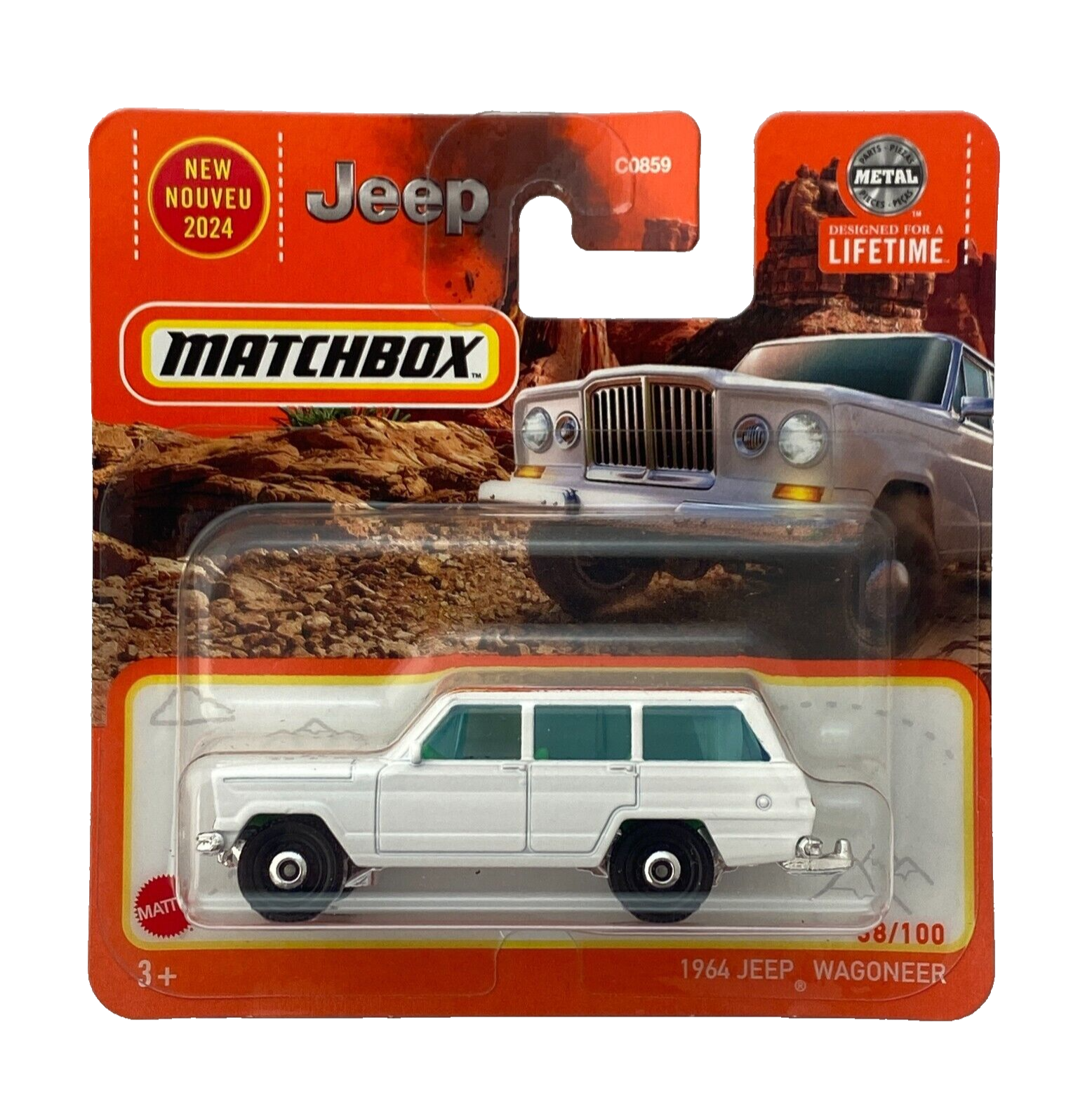 1964 Jeep Wagoneer Matchbox MBX Adventure 2024 MB1444 1/64