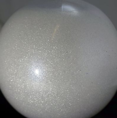 Bright White Metal Flake Glitter .008 Hex Professional Grade Painting Crafting