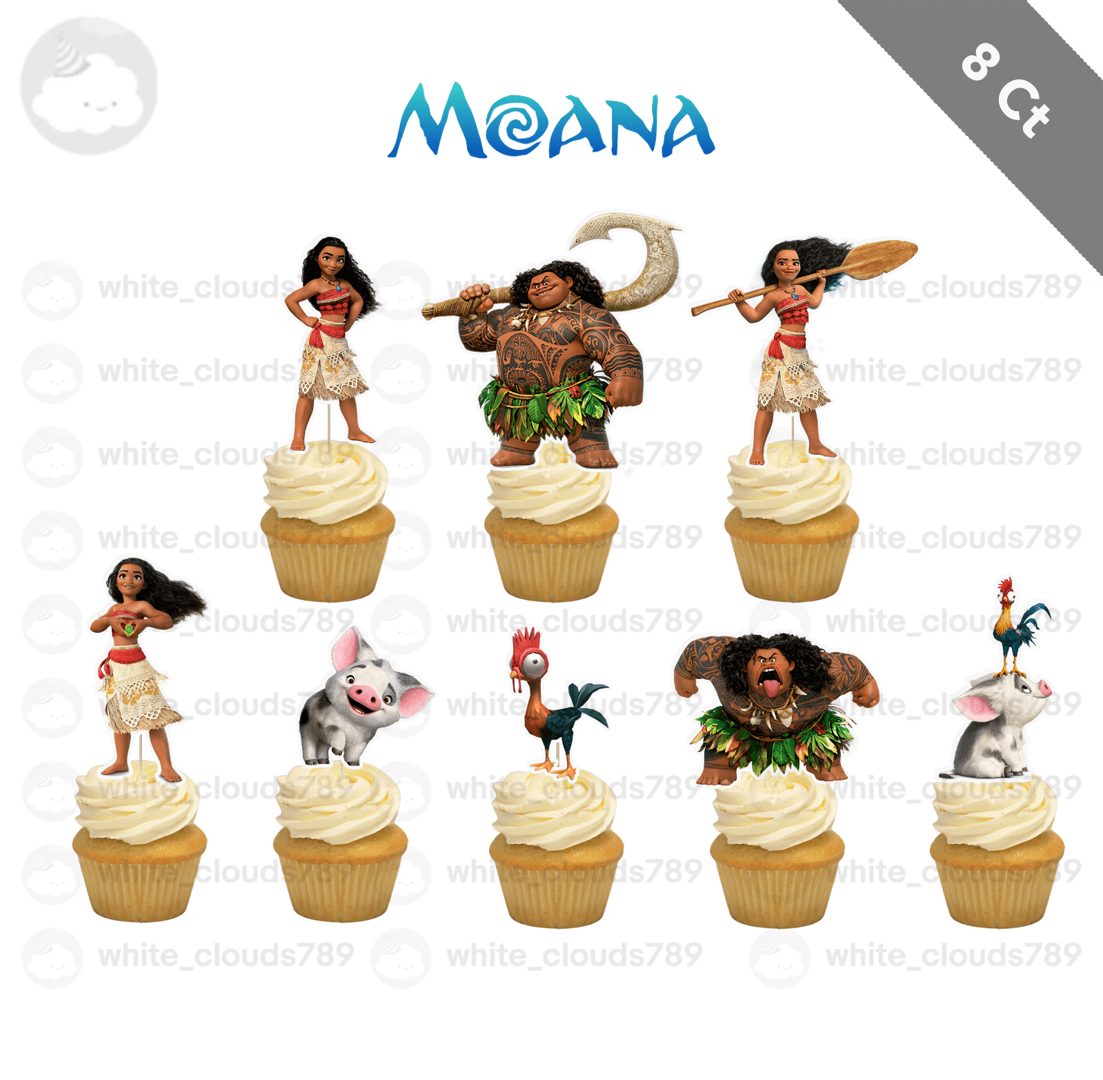 Maui Hei Hei Pua Birthday  Favor Party Shower